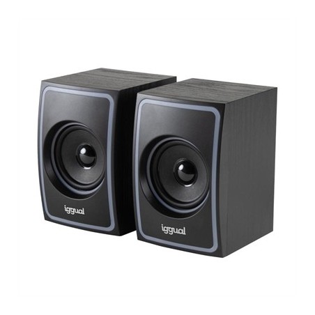 iggual Altavoces 2.0 10W mini-jack + USB Bluetooth