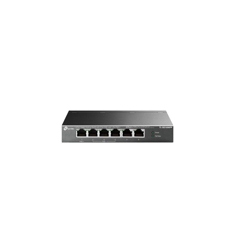 TP-Link TL-SG1006PP Switch 6xGB (3xPoE+ 1xPoE++)