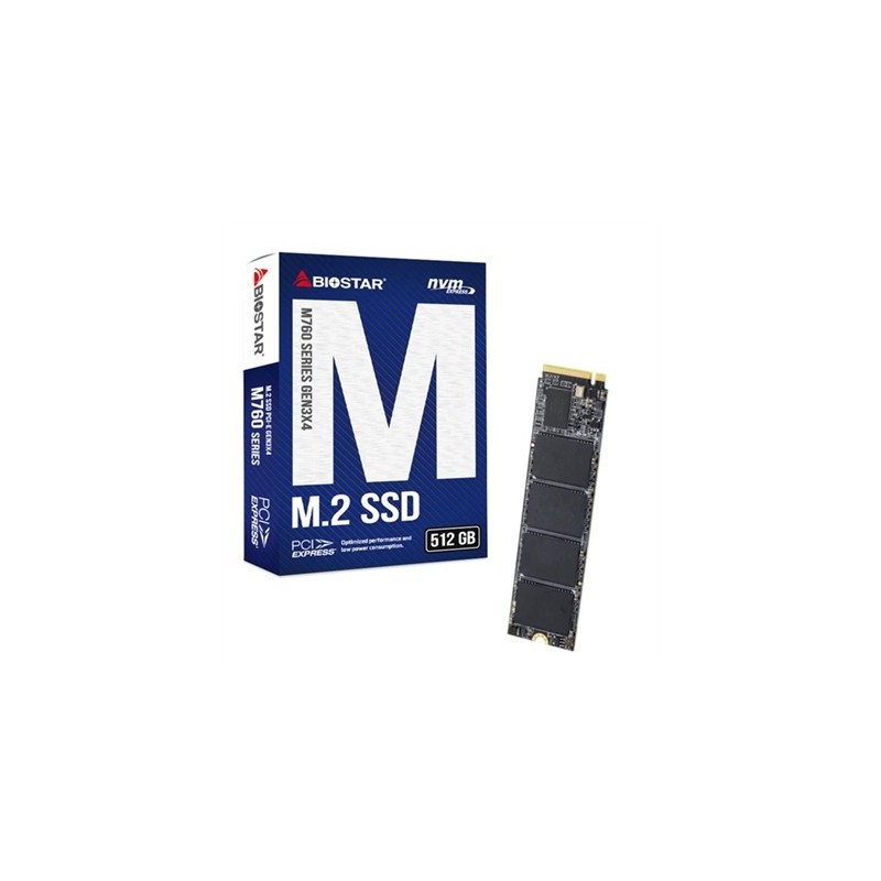 Biostar SSD M760 512Gb Pcie Gen3x4 NVMe 1.3