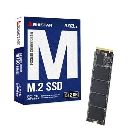 Biostar SSD M760 512Gb Pcie Gen3x4 NVMe 1.3