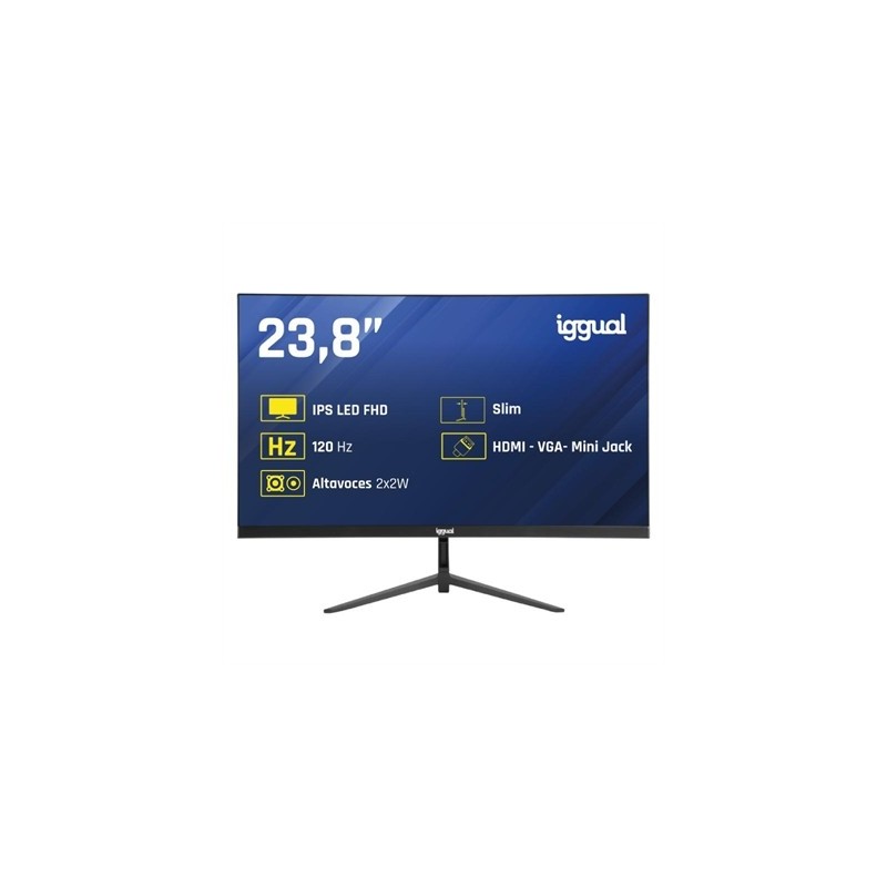 iggual Monitor 24" IPS 1ms FHD 120Hz VGA HDMI MM