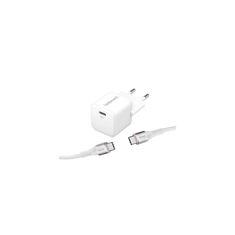 Intenso | KIT Cargador GaN W30C + Cable USB-C