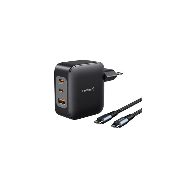 Intenso | KIT Cargador GaN W100ACC + Cable USB-C