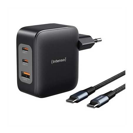 Intenso | KIT Cargador GaN W100ACC + Cable USB-C