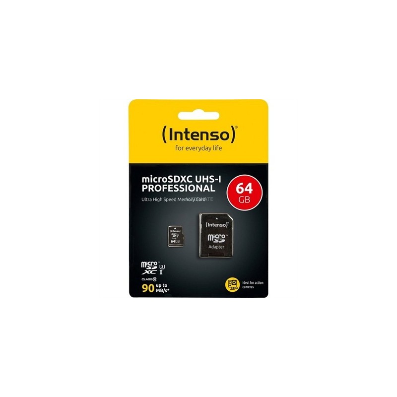 Intenso 3433490 Micro SD UHS-I profesional 64GB