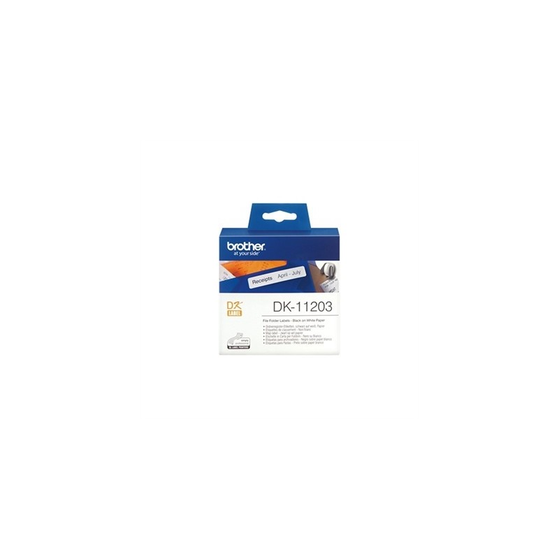 Brother Etiquetas DK11203 Precortadas17x87 mm 300