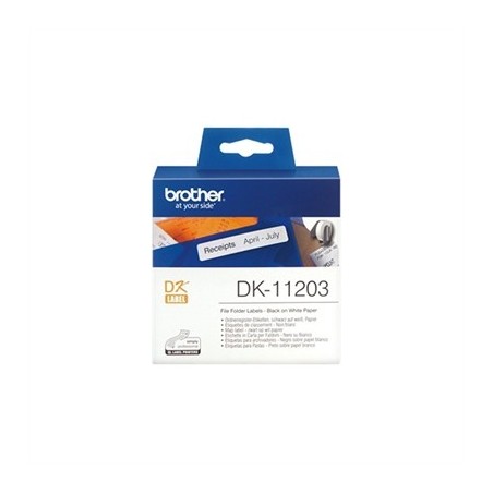 Brother Etiquetas DK11203 Precortadas17x87 mm 300