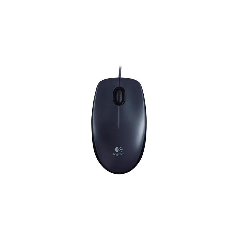 Logitech M90 ratón óptico 1000dpi USB negro