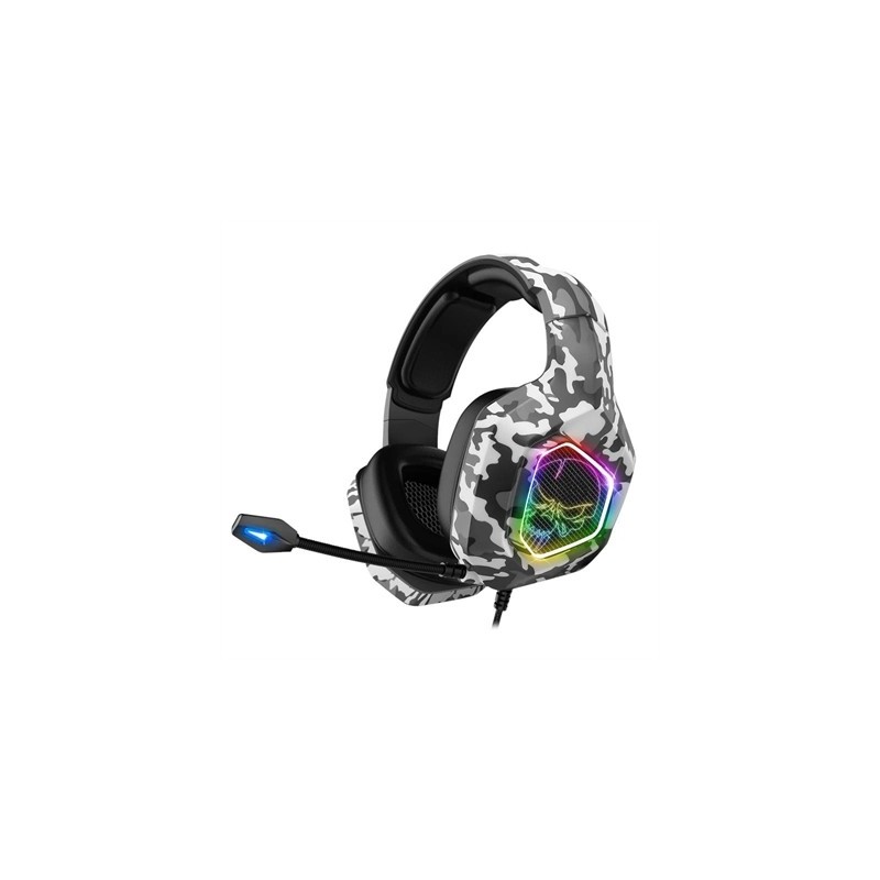 Spirit of Gamer Auricular Elite-H50 RGB Artic