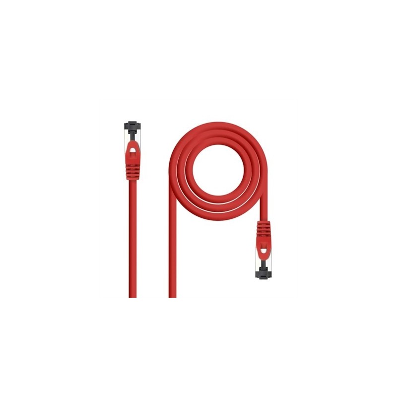 Nanocable Cable red Cat. 8.1 2GHZ SSTP Rojo 0,30m