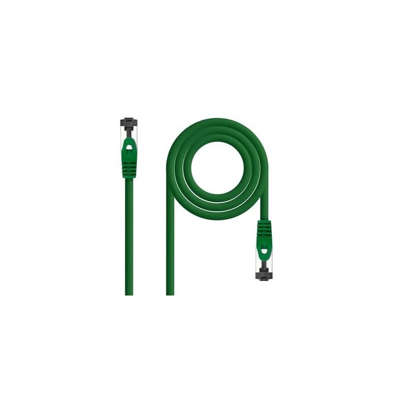 Nanocable Cable red Cat. 8.1 2GHZ SSTP Verde 0,30m