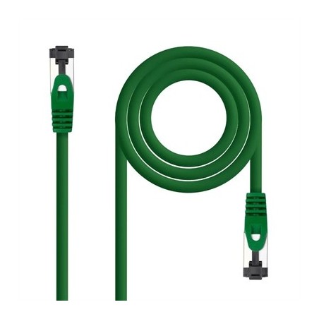 Nanocable Cable red Cat. 8.1 2GHZ SSTP Verde 0,30m