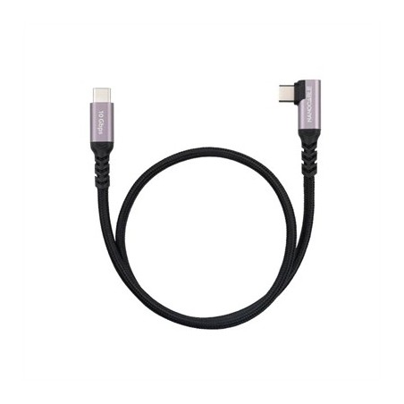 Nanocable Cable USB-C 3.2 GEN2 Acodado 100W 1 M