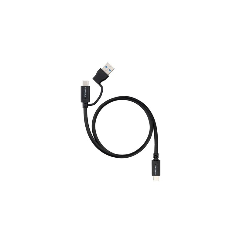 Nanocable Cable USB-C+USB-A/USB-C 3.2 GEN2 2 M