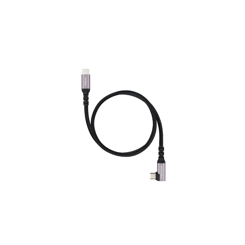 Nanocable Cable USB-C 3.2 GEN2 Acodado 100W 0.5 M