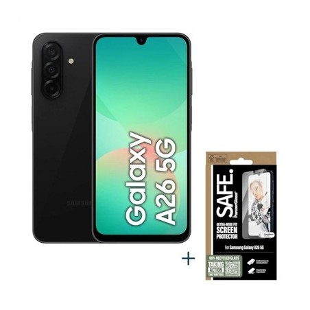 Samsung Galaxy A26 256GB 8GB Black+ protector SAFE