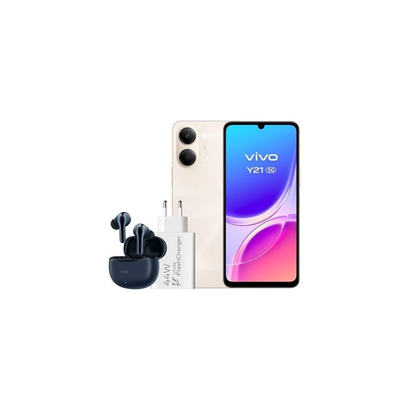 VIVO Y21 5G 4Gb(+4) 256Gb Gold Cargador + Auric.