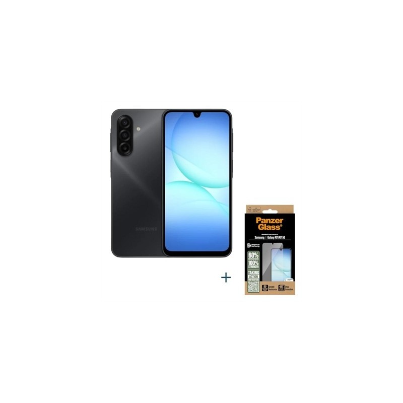 Samsung Galaxy A17 128GB 4GB Negro+Prot PanzerGlas