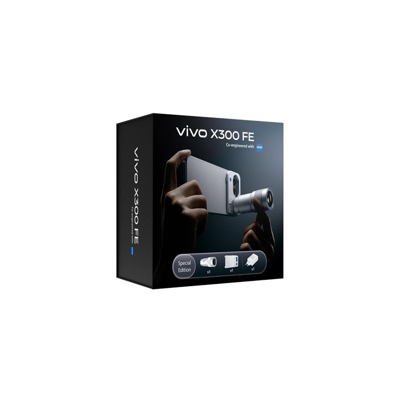 VIVO X300 FE 5G Black + Ch90w + Kit fotografico