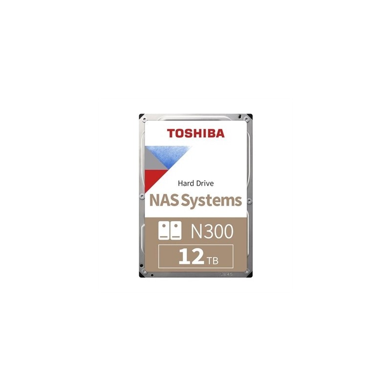 Toshiba N300 NAS HDD 12TB 3.5" SATA 6Gb-s 7200rpm