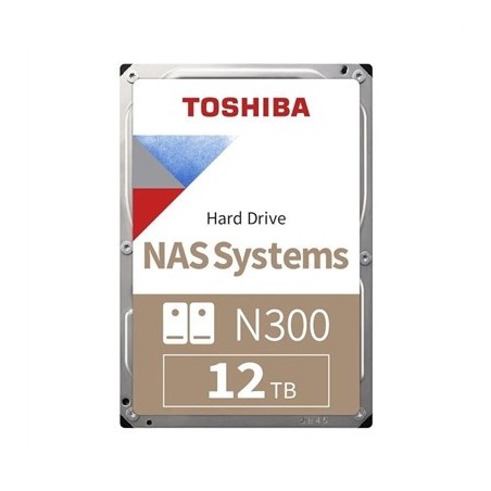 Toshiba N300 NAS HDD 12TB 3.5" SATA 6Gb-s 7200rpm