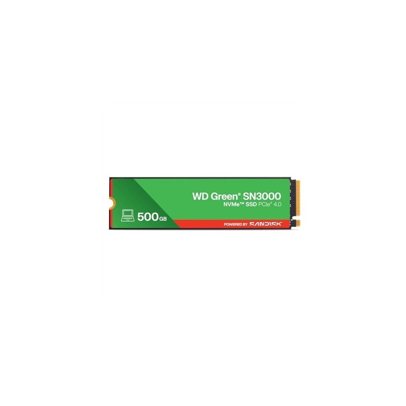WD Green SN3000 SSD 500GB PCIe Gen4  NVMe