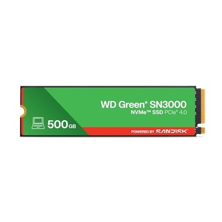 WD Green SN3000 SSD 500GB PCIe Gen4  NVMe