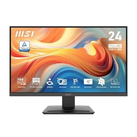 MSI MP251 E14L  Monitor 24.5" IPS 144h VGA HDMI