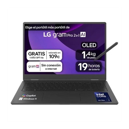 LG 16T90TP-K.AD88BN U7-255H 32GB 1TB W11H 16" T