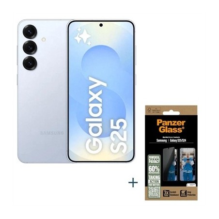 Samsung S25 256Gb Blue+Protec Privacidad Panzer