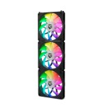 NOX HUMMER EASYLINK | ARGB FANS KIT NEGROS