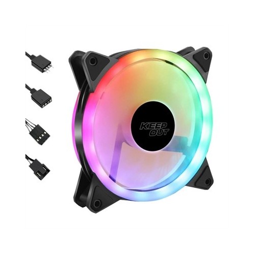 Keep Out Ventilador XFC-120SR BLACK 5V