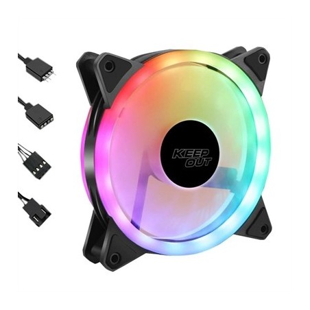 Keep Out Ventilador XFC-120SR BLACK 5V