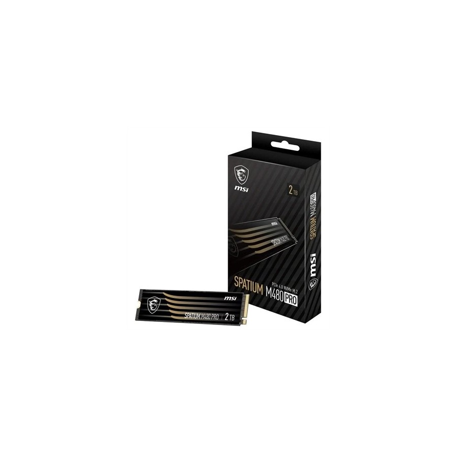 MSI SSD Spatium M480 Pro 2Tb PCIe 4.0 NVMe 7400Mbs