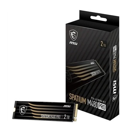 MSI SSD Spatium M480 Pro 2Tb PCIe 4.0 NVMe 7400Mbs