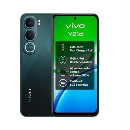 VIVO Y21d 4Gb(+4) 128Gb 6.68" IP69 Jade Green