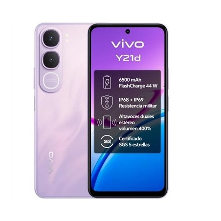 VIVO Y21d 4Gb(+4) 128Gb 6.68" IP69 Lavanda Purple