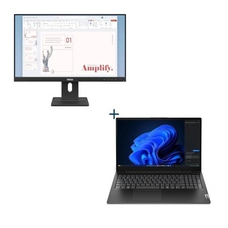 Lenovo V15 i3 8GB 512 W11 15"+monitor 24"