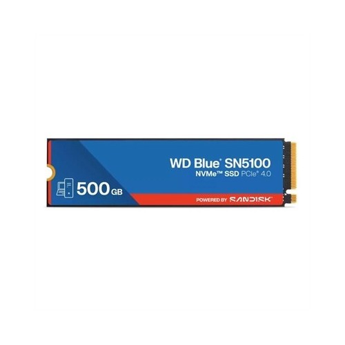 WD Blue SN5100 SSD 500GB NVMe Gen4 6600MB-s