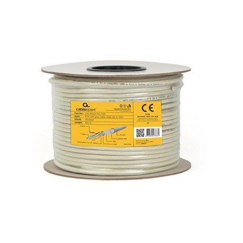 Gembird Cable LAN CAT6 FTP (CCA), sólido 100 m