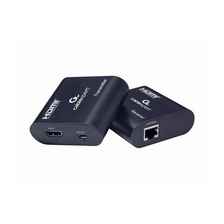 Gembird Extensor HDMI, 60 m, por cable LAN CAT6