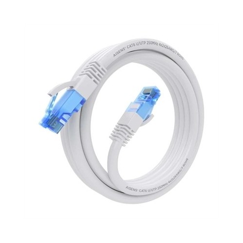 Aisens Cable RJ45 CAT.6 UTP AWG26 CCA Blanco 2.0