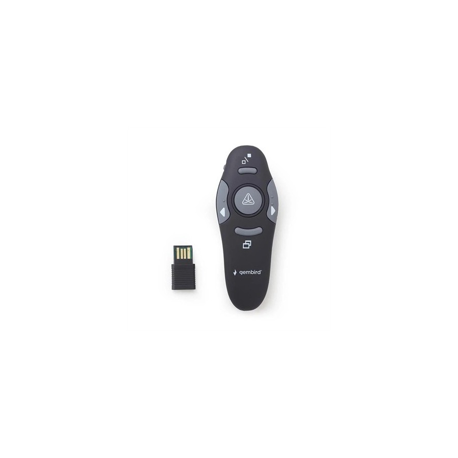 GEMBIRD Presentador inalámbrico láser adapt USB