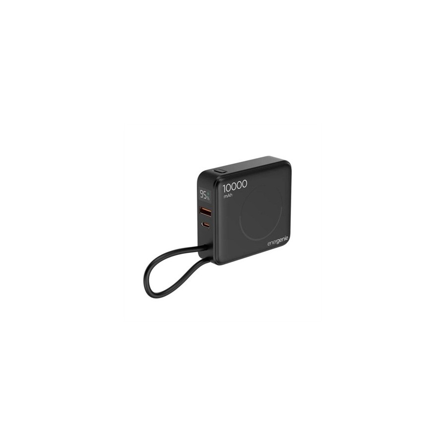 Gembird Powerbank inalámbrico 10000 mAh Negro