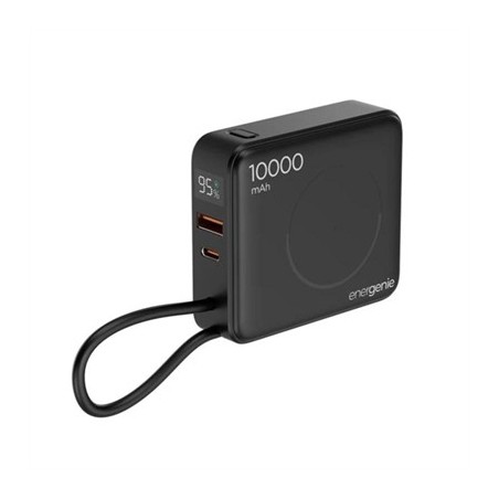 Gembird Powerbank inalámbrico 10000 mAh Negro
