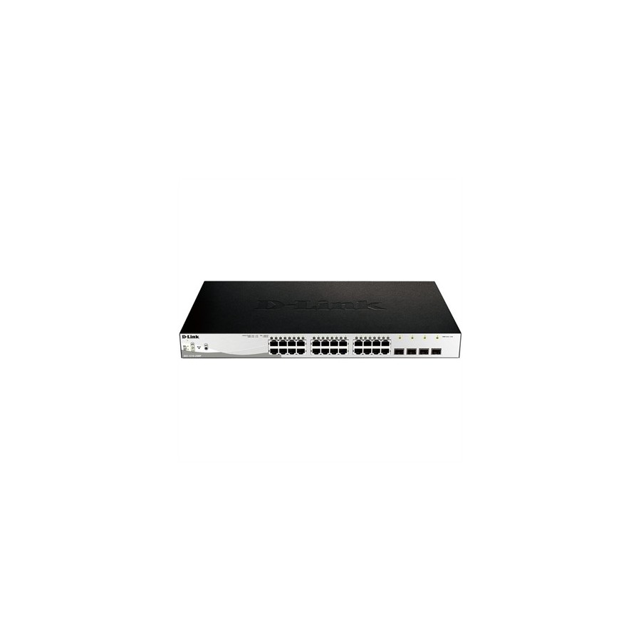 D-Link DGS-1210-28MP/E Switch 24xGb PoE+ 4xSFP Com