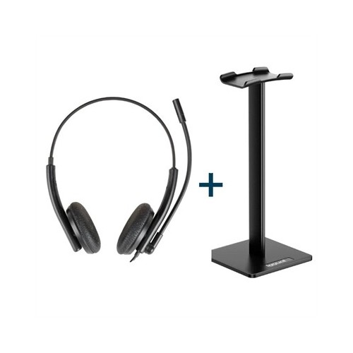 iggual Kit auriculares ENC3030 + soporte SA22