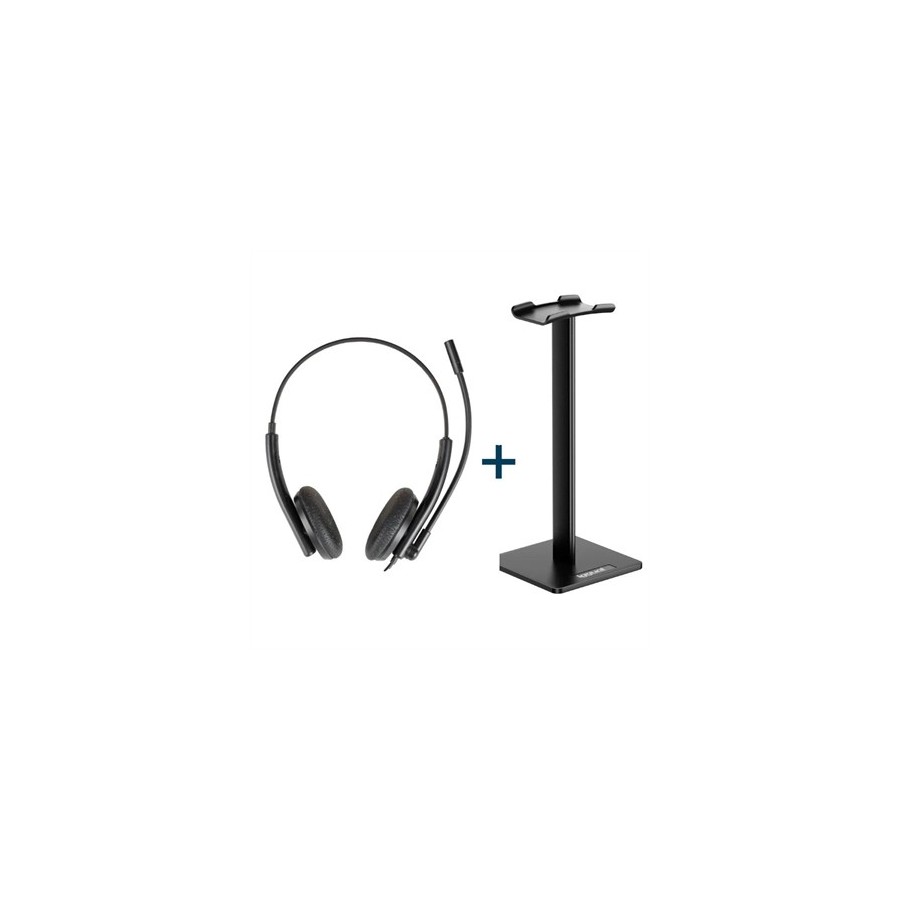 iggual Kit auriculares ENC3030 + soporte SA22